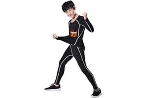 2/3/4 Pcs Boys Base Layer Thermal Underwear Set Compression Leggings Pants Shirts