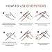 Antner 5 Pairs Hardwood Chopsticks Reusable Japanese Style Natural Wood Chop Stick Hand-Carved Chopstick Gift Set, 9 Inches
