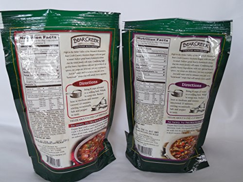 Bear Creek Country Kitchens Soup Mix 2 Flavor Variety Bundle: (1)Minestrone Soup Mix (1) Gumbo Soup Mix