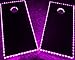GlowCity Light Up LED Cornhole Boards Kit (2 board Kit) Double The Illumination With Closer Spaced LED's (Pink)