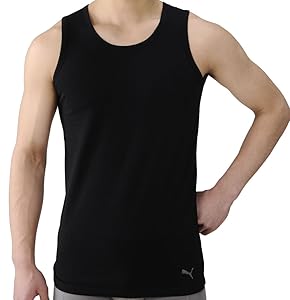 (プーマ)PUMA メンズ ワンポイント ランニングシャツ 3枚組セット 