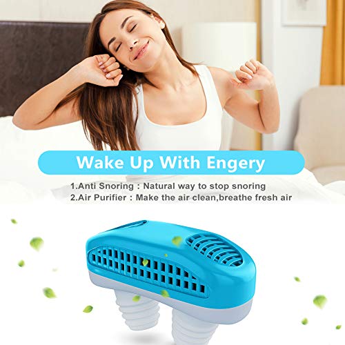 image for GUOHAPPY Upgrade Anti Snoring Devices 2-in-1,snoring Solution Nasal Di
