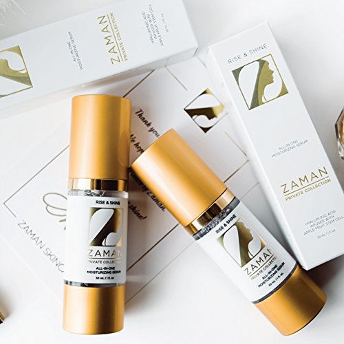Zaman Skincare Rise & Shine Moisturizing AntiAging Face Serum for