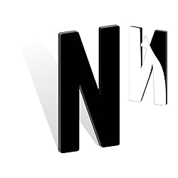 3 Inch Self Adhesive House Numbers, Acrylic Modern