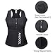 ANGOOL Adjustable Shaper Trainer Belt Sauna Tank Top Neoprene Sauna Suit,Black,XXX-Large