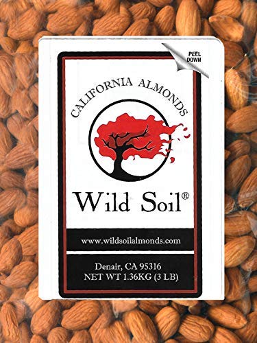 Wild Soil Beyond Almonds, Unflavored– 20% Higher Protein Than Other Almonds, Distinct and Superior to Organic, Raw