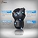 JBM Presents Special Multi Sport Protective Gear Knee Pads and Elbow Pads with Wrist Guards for Cycling, Skateboard, Scooter, BMX, Bike (Blue and Dark, Adult)