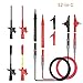12-in-1 Electronic Test Lead Kit, LIUMY Alligator Clips Specialties Automotive Test Lead Kit, Automotive Test Probe Kit, Electronic Universal Multimeter Probe Test Leads
