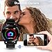 GOKOO Smart Watch for Men with All-Day Heart Rate Blood Pressure Sleep Monitor IP67Waterproof Activity Tracker Notification Camera Music Control Black