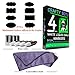Crafty Bot Pack of 4 White Liquid Chalk Markers, 48 Chalk Board Labels, Microfiber Cloth, With Reversible and 6mm Spare Tips