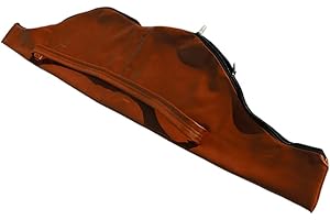 Nachvorn Hunting Shooting Archery Bag Case Brown Leather Arrows Bag for Recurve Long Hunting Bow Protector for Hunting, Shooting