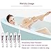 Painless Women's Hair Removal 5 in 1 Rechargeable Portable Hair Remover Electric Trimmer Hair Epilator for Face Eyebrow Nose Armpit Legs Bikini Line Ladies Shaver- Wet & Dry Use ( Purple )