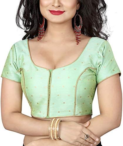 Gopalvilla New Green Color Designer Blouse(SFB004,Pack Of 1)