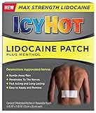 ICY HOT With 4% Lidocaine Patch Plus Menthol 5ct (Pack of 2)