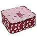 7 Set Packing Cube System, 3 Travel Cubes, 3 Pouches, 1 Shoe Bag, Travel Luggage Organizer