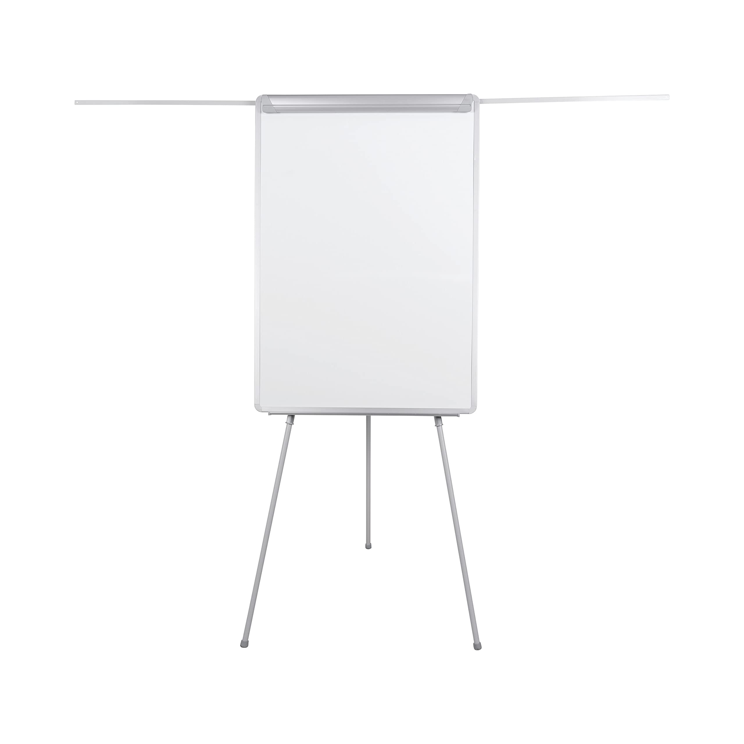 Bi-Office Flipchart Tripod Easel Easy with extendable arms, Non Magnetic, Aluminium Frame, Grey, A1 (60 x 85 cm)