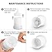 AromaAllure Glass Ultrasonic Aromatherapy Diffuser, White Glass Diffuser for Home, Office, Car, Travel