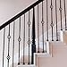 Affordable Stair Parts - Single Twist Iron Balusters (Box of 10) 1/2
