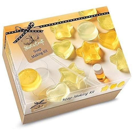 House Of Crafts Seifenherstellung Starter Bastel Set Zitronenduft Geschenk Set