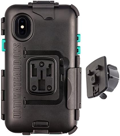 Ultimateaddons Apple iPhone X Xs Tough Waterproof Mount Case with Female 3 Prong Adapter