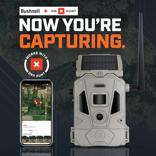 Bushnell CelluCORE 20 Solar Trail Camera, Dual Sim Low Glow