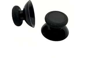 2 Pack Black Thumbsticks Replacement Kit for Meta Quest 3/Quest 3S/Quest 2/Quest Pro Controller, ToneBar Repair Buttons VR Accessories, Includes Pry Tool