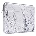 MOSISO Laptop Sleeve Compatible with 2019 2018 MacBook Air 13 inch Retina Display A1932, 13 inch MacBook Pro A2159 A1989 A1706 A1708 2016-2019, Canvas Marble Pattern Carrying Bag Cover, White primary