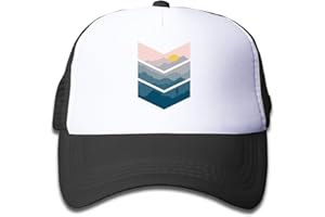 Waldeal Boys' Sunrise Surfer Mesh Trucker Hat Kids Toddler Snapback Baseball Cap