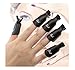 10PC Plastic Acrylic Nail Art Soak Off Cap Clip UV Gel Polish Remover Wrap Tool