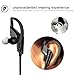APIE Wireless Sports Bluetooth V4.1 Headphones Sweatproof Running Exercise Stereo with Mic Earbuds Earphones Noise Cancelling Neckband Earphones