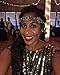 BABEYOND 1920s Flapper Headband Roaring 20s Gatsby Headpiece Black Feather Headband 1920s Flapper Hair Accessories (Gold)
