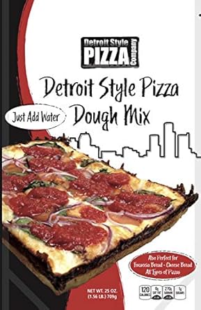 Detroit Style Pizza Dough Mix Amazon Com Grocery Gourmet Food