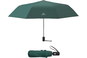 Mustarpicking Windproof Compact Travel Umbrella Auto Open/Close - Premium Fiberglass Frame for Rain & Sun Protection - Lightweight Mini Umbrella Fits Purse, Backpack, Car