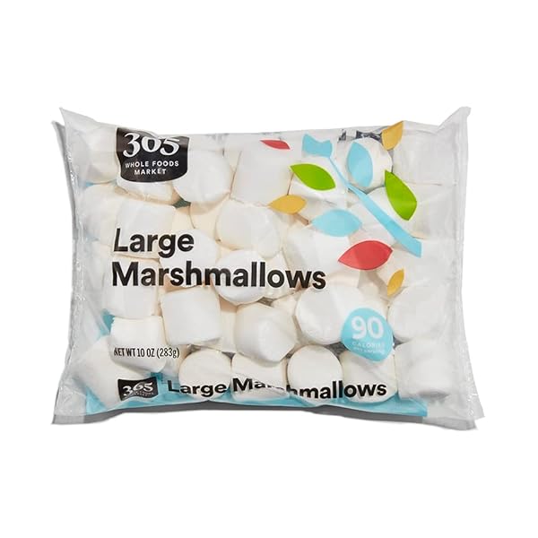 365 BY WHOLE FOODS MARKET, LARGE MARSHMALLOWS, 10...