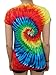 Rockin' Cactus Women's(Reg) V-Neck Tie Dye Shirt