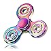 Fidget Spinner,Aemotoy High Speed Hand Spinner Metal Stainless Steel Bearing Tri-spinner Fidget Toy Multicolor Stress Reducer ADD ADHD EDC Focus Anxiety Relief Toys-Rainbow