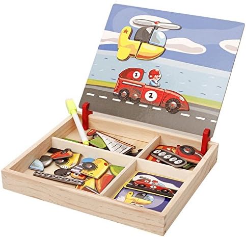 Mercurry Magnetic Kids Toys Wooden Double-face Dry Erase Board Games of Boys