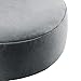 REEHUT Zafu Yoga Meditation Cushion, Round Meditation Pillow Filled with Buckwheat, Zippered Organic Cotton Cover, Machine Washable - 4 Colors and 3 Sizes (Grey, 16