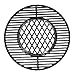 Hongso 8835 21.5 Inch Non-Stick Polished Porcelain Coated Grill Grates for Weber Original Kettle Premium 22 Inch Charcoal Grill, 22