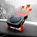 Car Heater,Car Defogger,Windshield Defroster Plugs into Cigarette Lighter,Auto Electronic Heater Fan Fast Heating Defrost 12V 150W Heating Cooling 2 in 1 Function 3-Outlet Car Heater