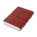 Peaceful Buddha Designed Leather Journal Pocket Diary (6 x 4 inches) Hand Embossed Blank Notebook with Handmade Unlined Papers