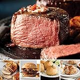 Omaha Steaks Filet Mignon Favorites (20-Piece with Filet Mignons, Burgers, Boneless Chicken Breasts, Potatoes au Gratin, Caramel Apple Tartlets)