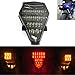 MZS Tail Light LED Turn Signal Blinker Integrated compatible Yamaha YZF R6 YZF-R6 RJ15 2008 2009 2010 2011 2012 2013 2014 2015 2016 (Smoke)