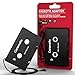 Carismatic 3.5mm Stereo Plug Universal Audio Cassette Adapter for iPhone/Android/Smartphones - Black