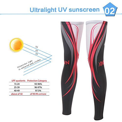 Rotibox Unisex Leg Cooler Cooling Sleeves Leg Warmers for Outdoor