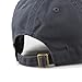 The Hat Depot Kids Washed Low Profile Cotton and Denim Plain Baseball Cap Hat (2-5 yrs, Charcoal)