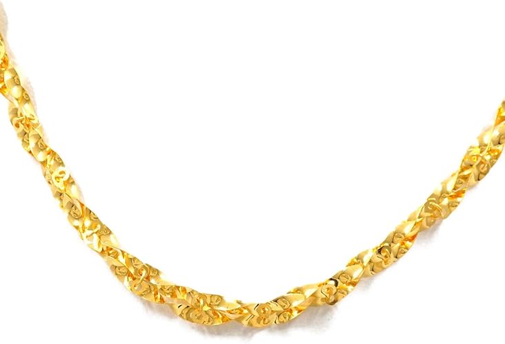 Amazon K24 24金 Yg イエローゴールド ネックレス 地金 中古ジュエリー 中古 ネックレス 通販