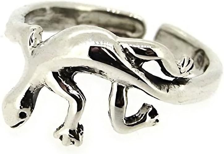 Amazon シルバー925 トゥリング トカゲ 爬虫類 イモリ ヤモリ リザード 足指 トゥーリング 足の 指輪 リング 基本 5号 サイズフリー トーリング 通販