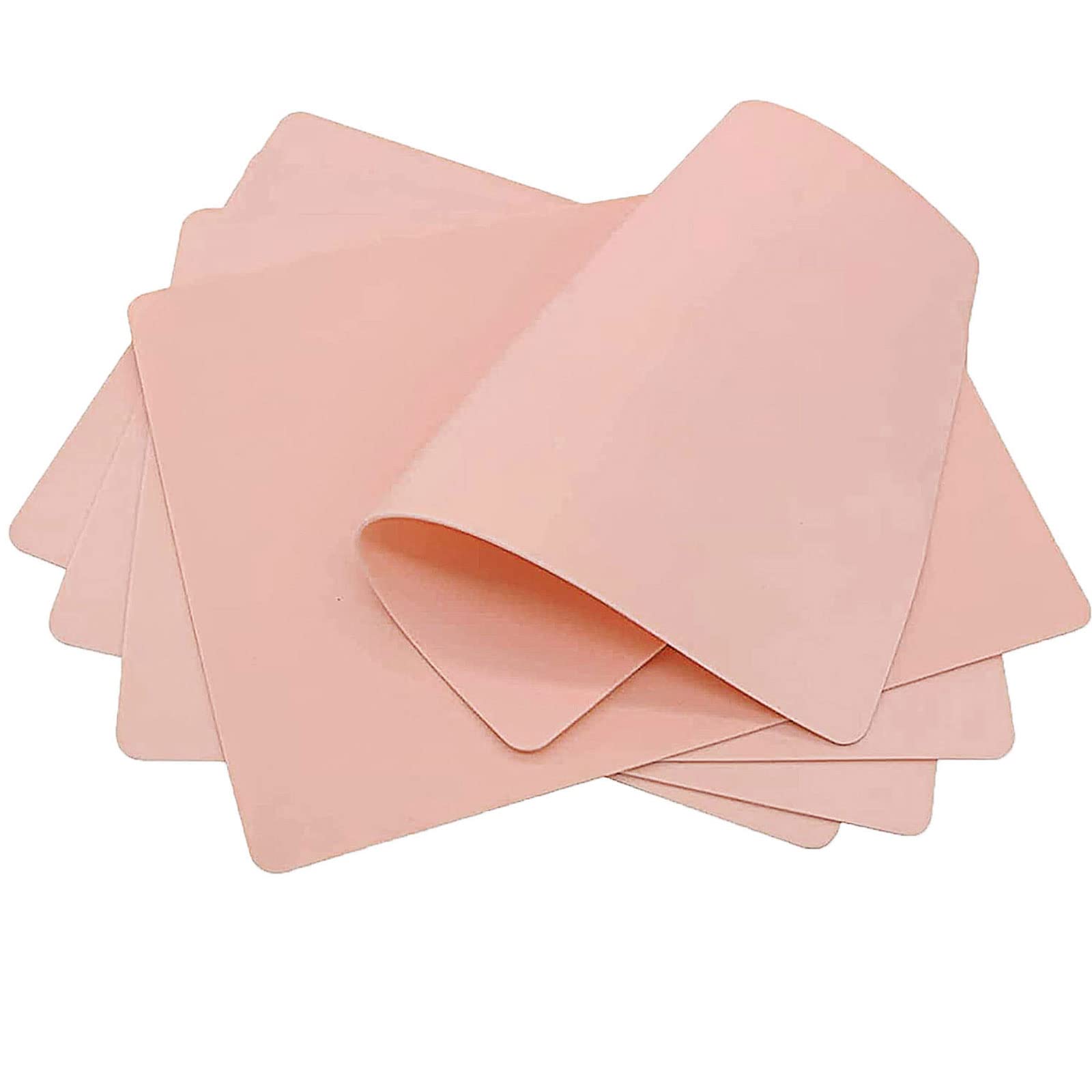 Fake Tattoo Skins - LEAYOKA Tattoo Skin Pratice 5PCS Blank Tattoo Practice Skin Double Sides Tattoo Skin Soft Rubber Eyebrow Practice Skin For Tattoo Supplies Tattoo Kit(8x6in)