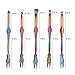 Cinidy Makeup brushes Set 10pcs 3D Mermaid Face Kabuki Brushes Cosmetic Brush Premium 3D Mermaid Handle High Density Soft Nylon Bristles Foundation Blush Eyeshadow Brushes …